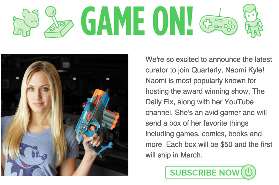 new quarterly curator: naomi kyle   wil wheaton spoiler