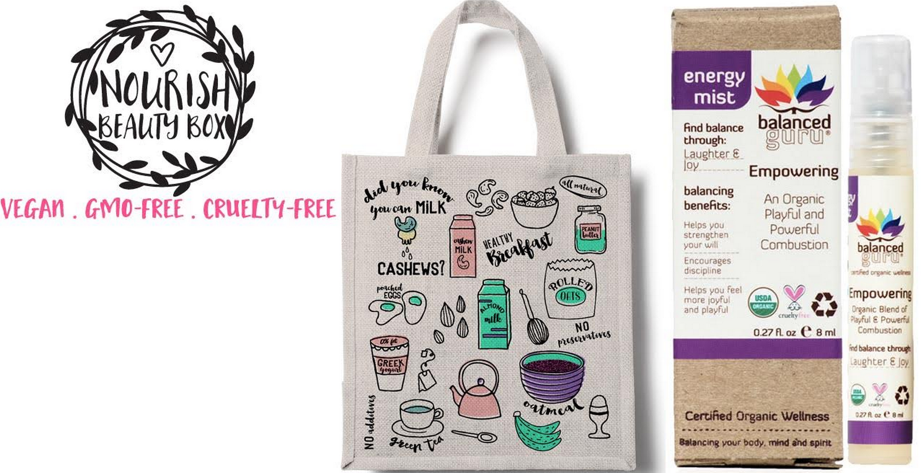 New Nourish Beauty Subscription Box + Spoiler + Coupon Code! My