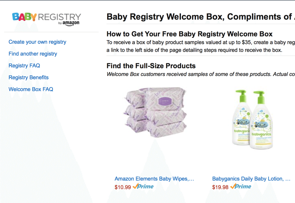 How to Get the Free Amazon Baby Box (35 Value!) MSA