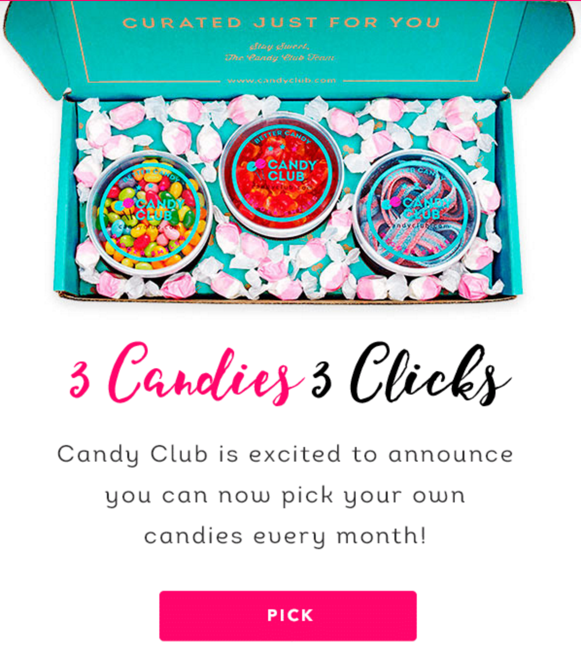 Candy Club Now Offers Customization + 20 Off Your First Box My
