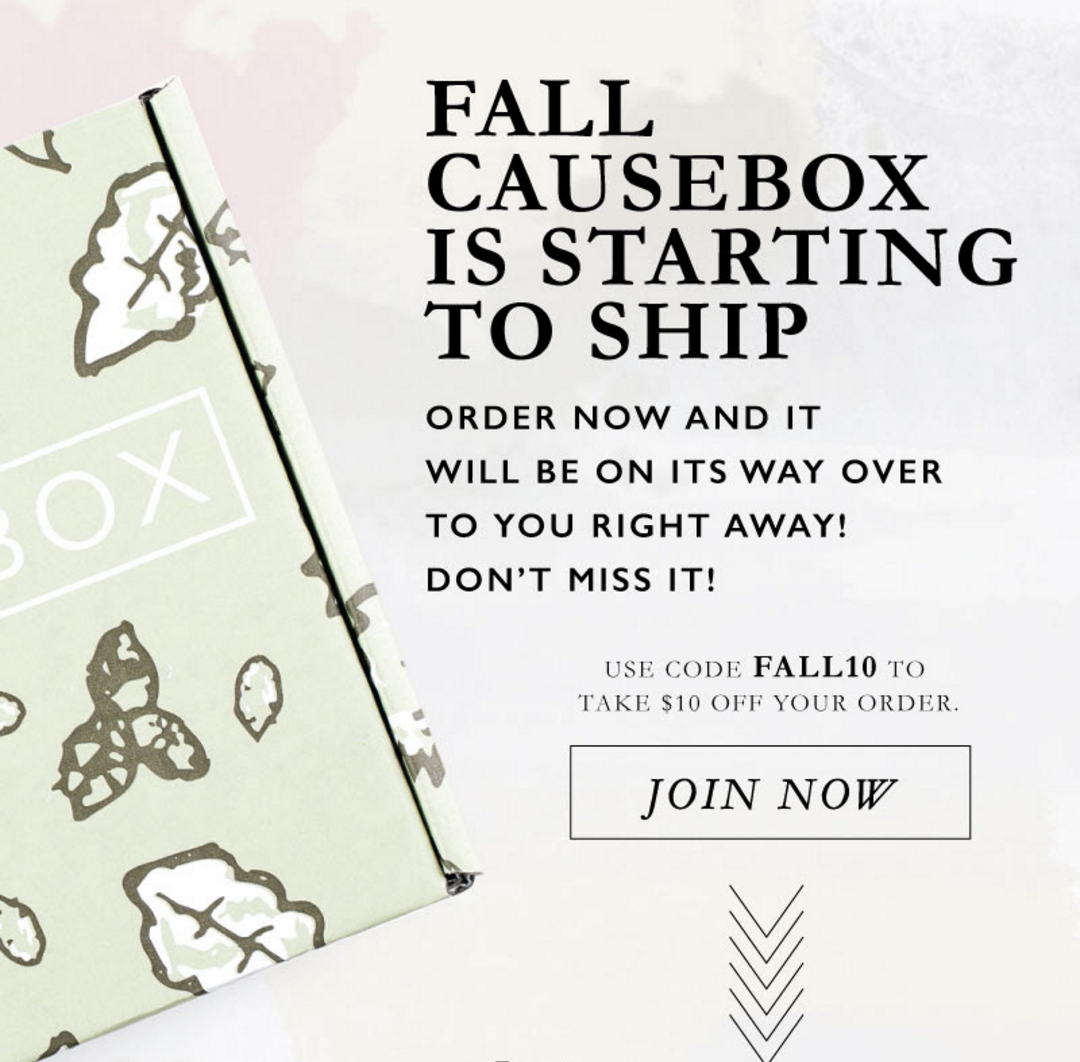 Causebox coupon code