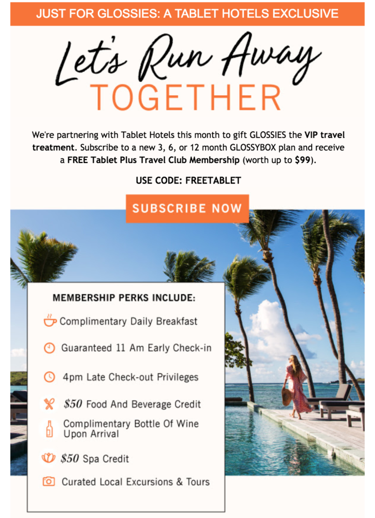 Glossybox coupon code