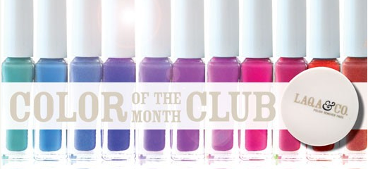 New Nail Polish Subscription Box: Laqa & Co. Color of the Month Club