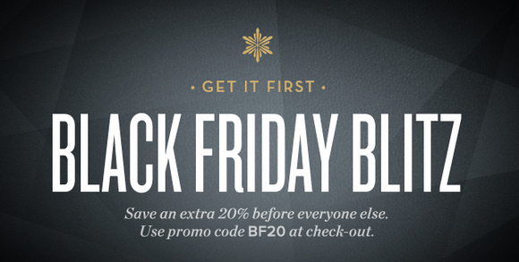 Black Friday Deal - 20% Off Gilt City & $30 Off Gilt