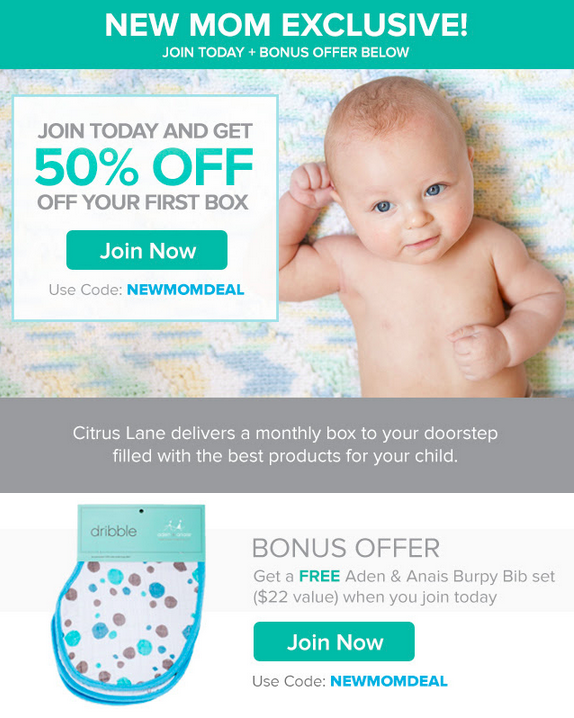 New Citrus Lane Coupon - 50% Off First Month & Free Gift