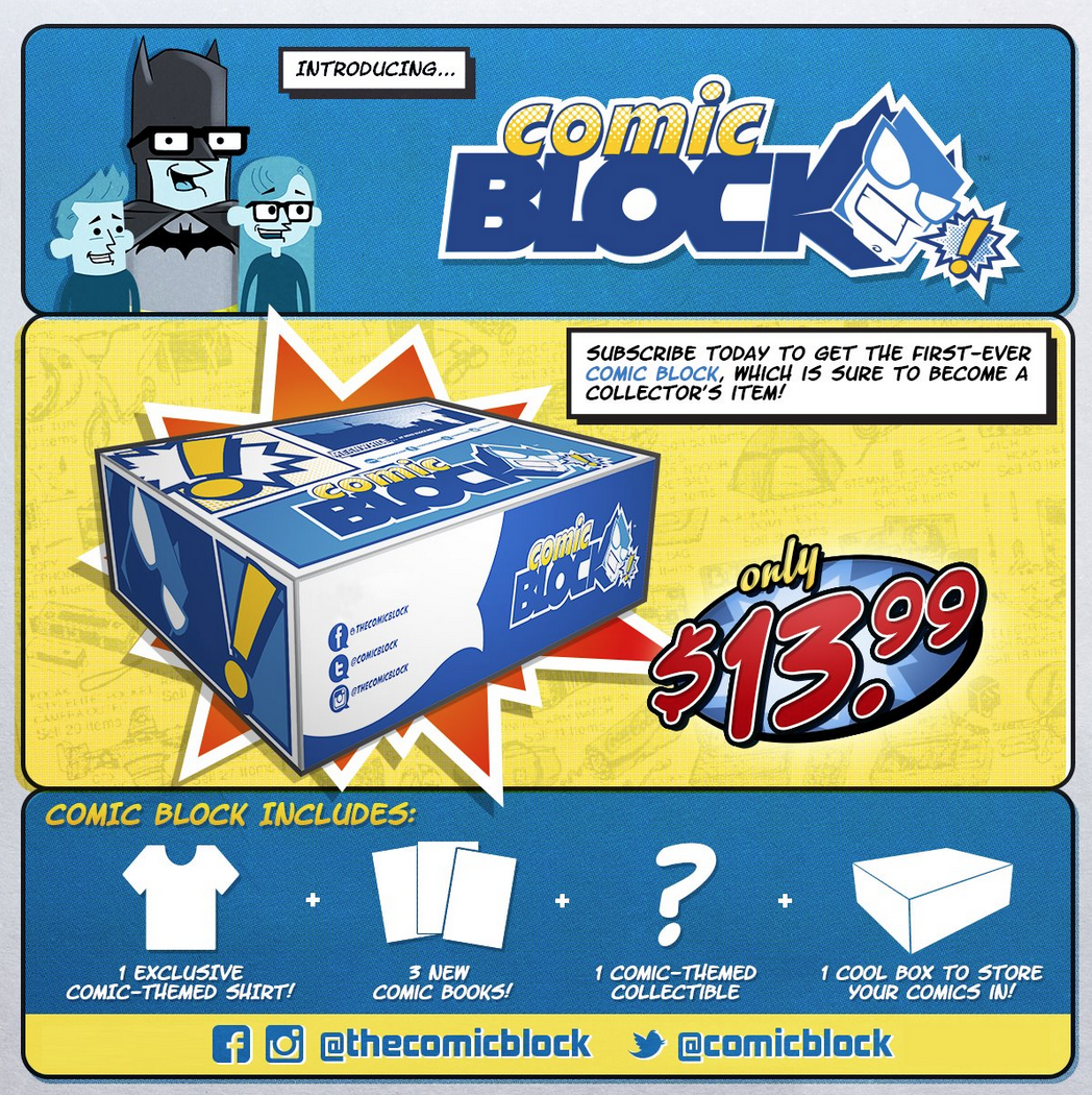 The Nerd Block Comic Block