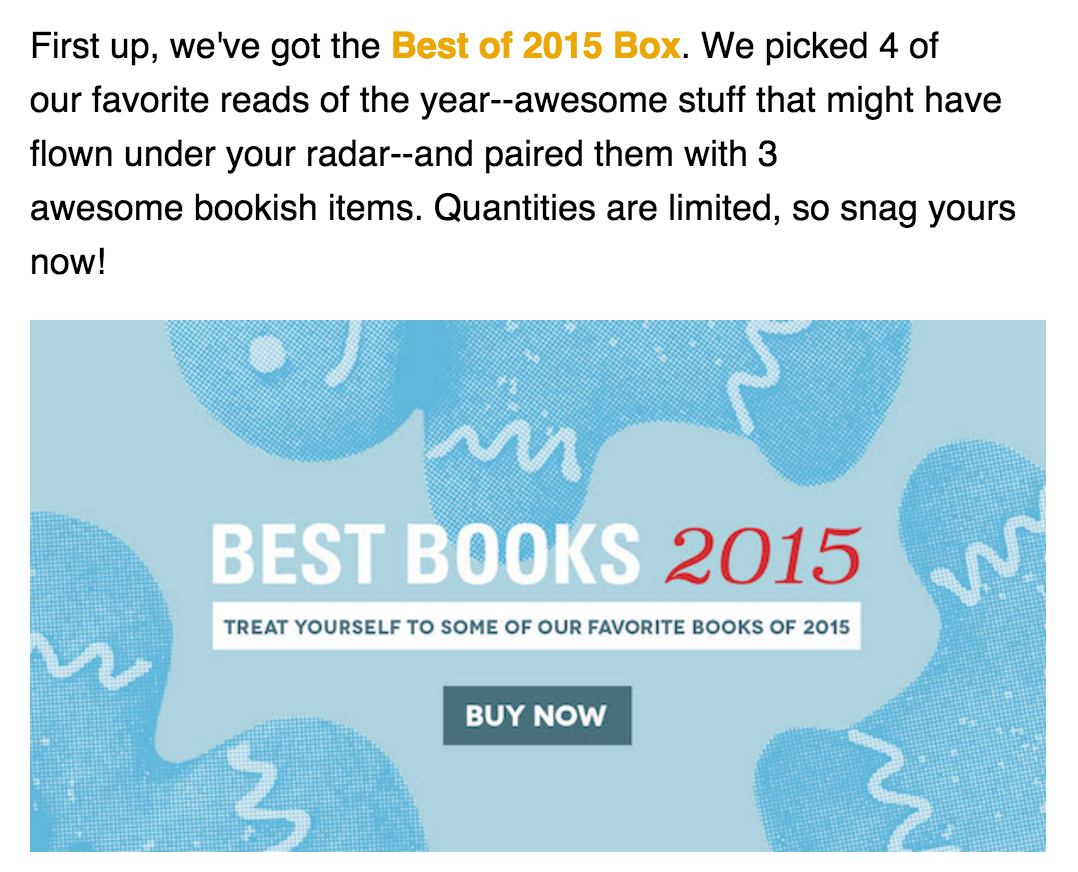 Book Riot Best of 2015 Box