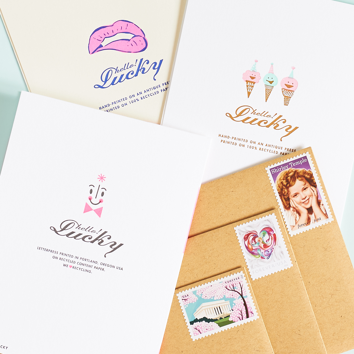 Meet Hello!Lucky, a cute indie greeting card subscription!