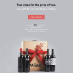 Winc Black Friday Deal – 4 Bottles For The Price Of 2!