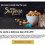 24 Hours Only! Save $3 On Amazon Prime Surprise Sweets Box!