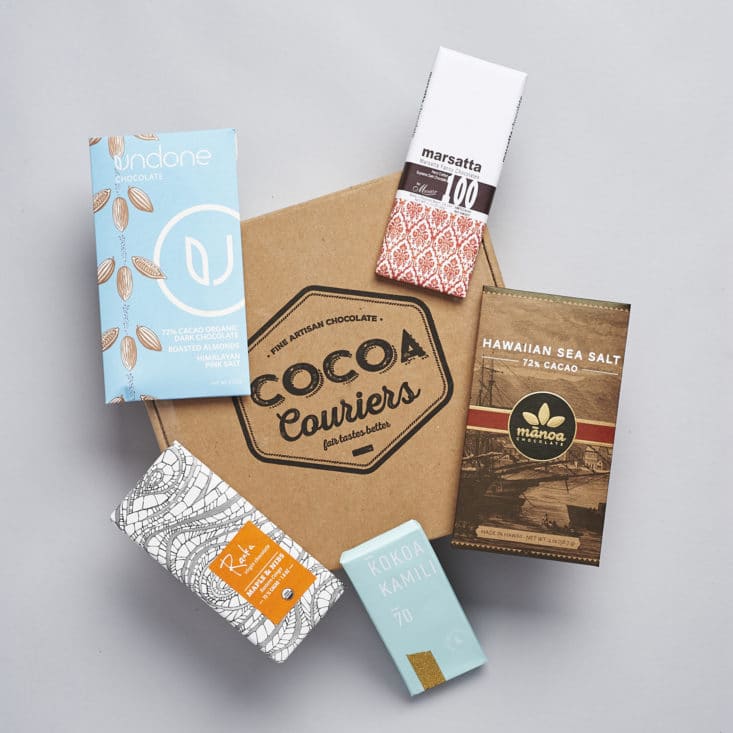 Cocoa Couriers June 2017 Chocolate Subscription Box