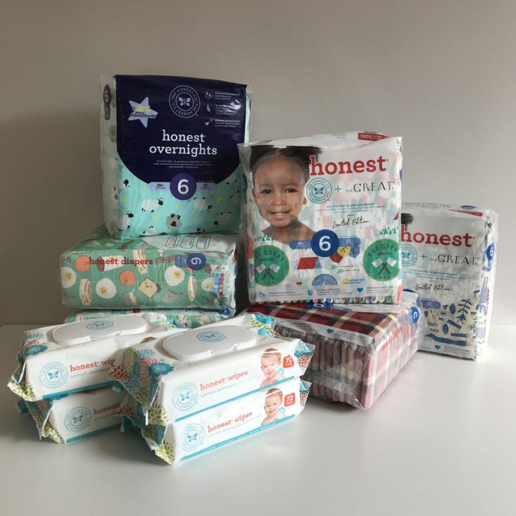 Honest Diapers Bundle October 2017 Review & unboxing