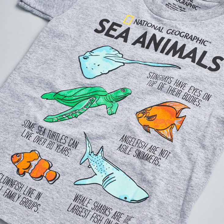 National Geographic Junior Explorers Great Barrier Reef October 2017 - Shirt detail