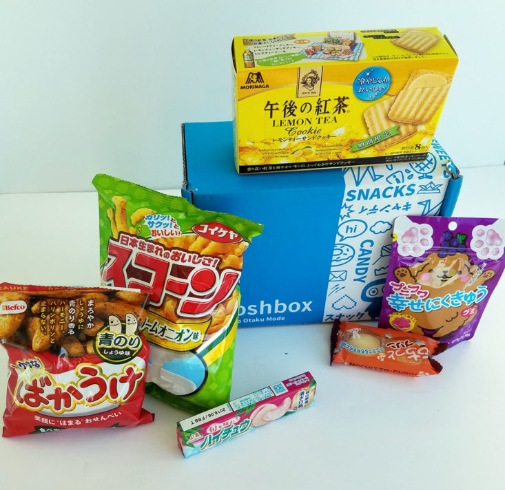 Skoshbox October 2017 Japanese Snack Subscription Box