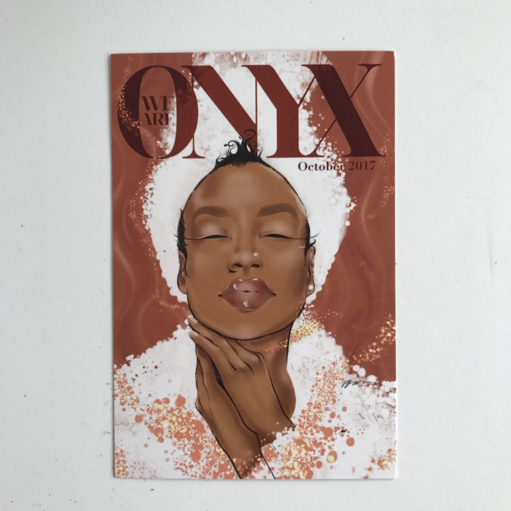 We Are OnyxBox October 2017 Women of Color Beauty Subscription Box