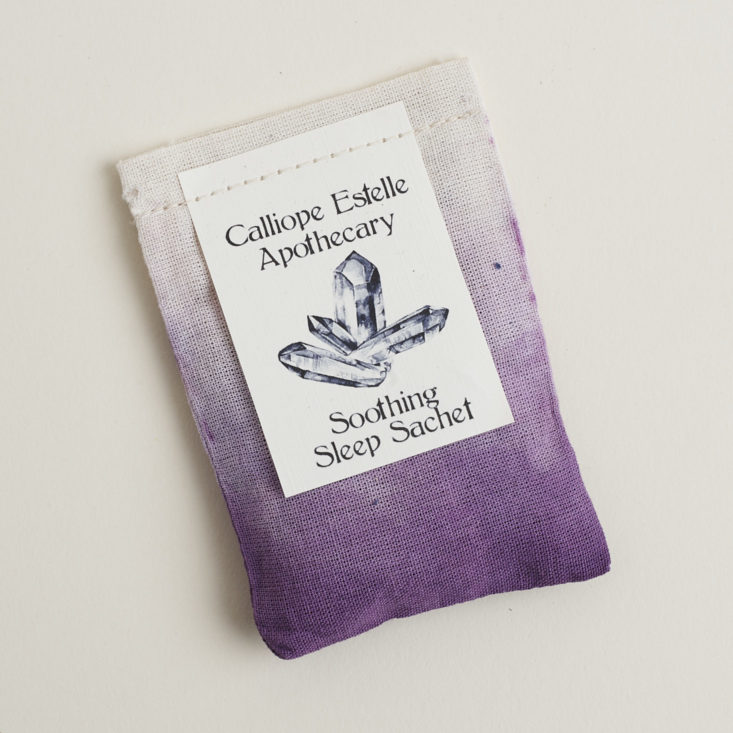 lavender sleep sachet by calliope estelle apothecary