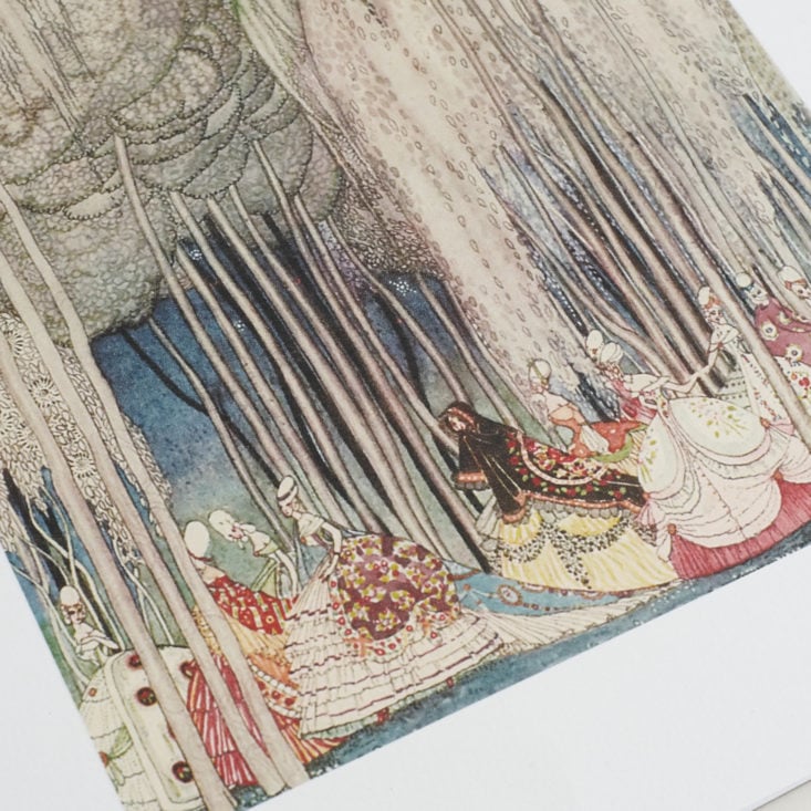 close up of the princess on the way to the dance print by kay nielsen