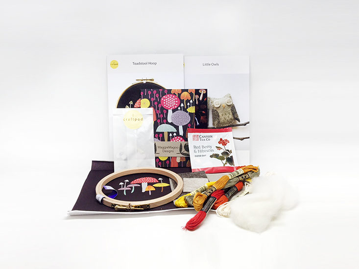 Craftpod Autumn 2017 UK-Based Craft and DIY Subscription Box