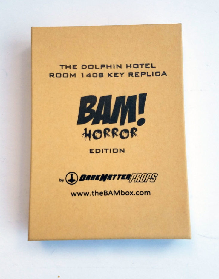 BAM! Horror Subscription Box October 2017