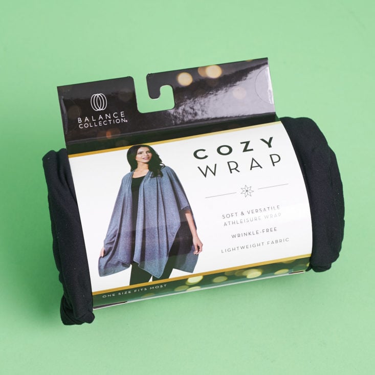 yoga cozy wrap in package