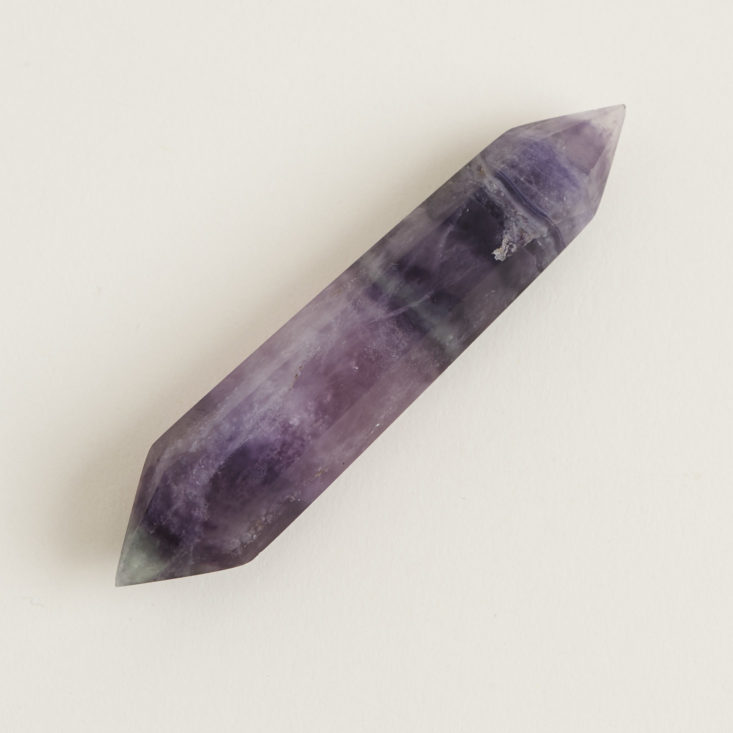 another angle of Rainbow Fluorite Wand