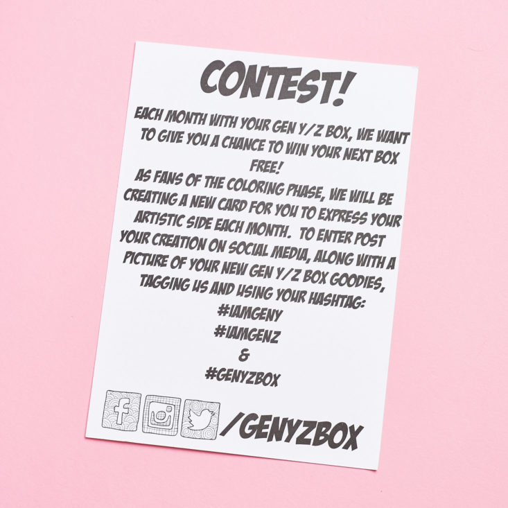 contest information