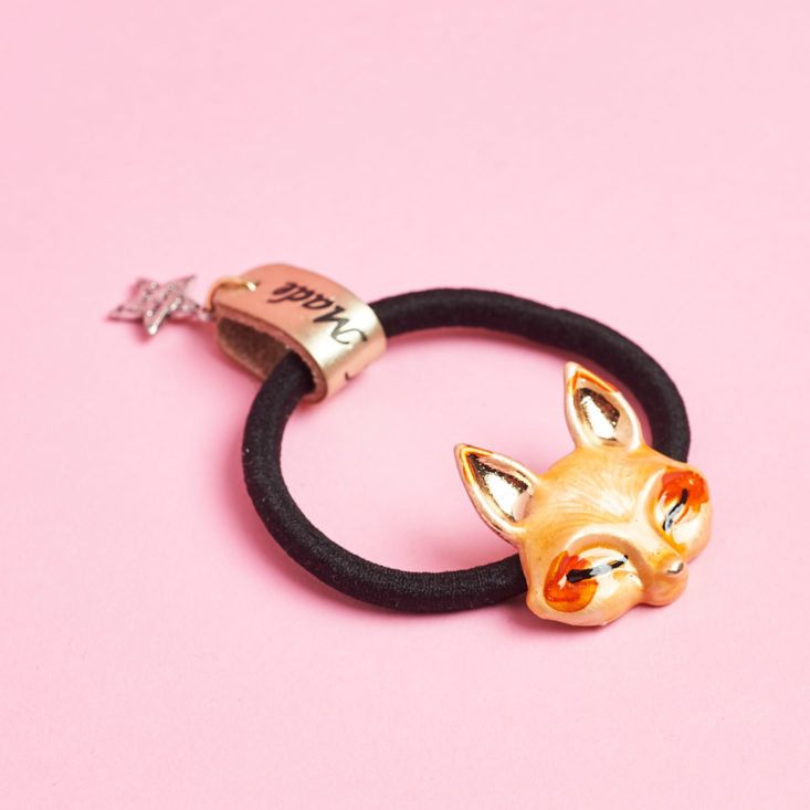 hair tie with fox