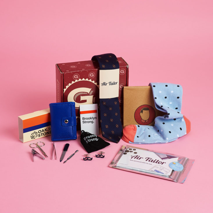 The dapper socks and other accessories in Gentlemen's Box make it a great gift!