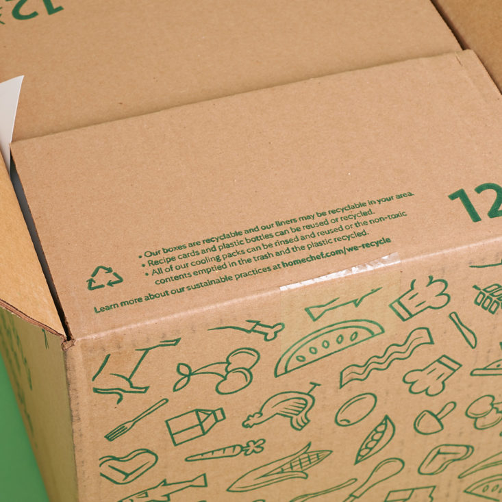 home chef box recycling info