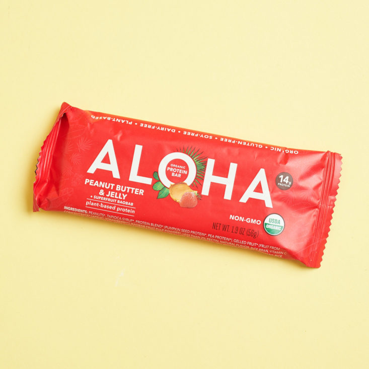 Aloha Peanut Butter & Jelly Protein Bar