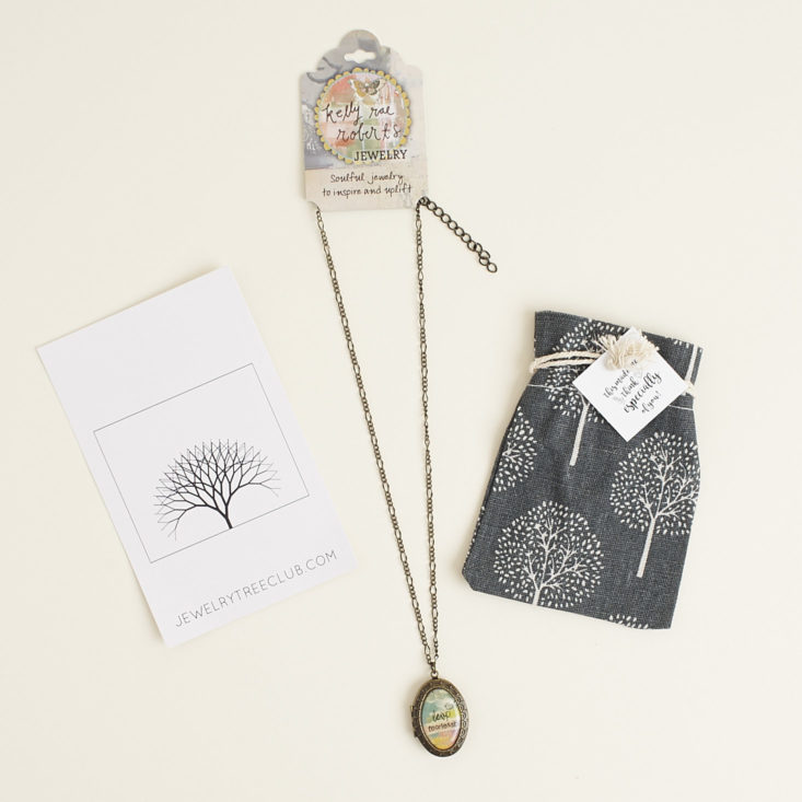 contents of Monthly Jewelry Tree October 2017