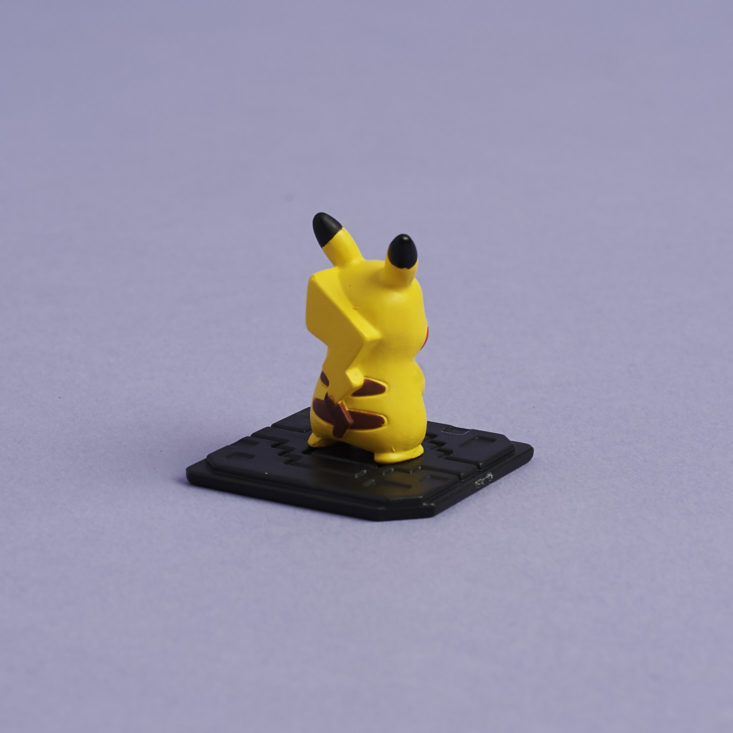 back of Moncolle GET Pokemon Pikachu figure