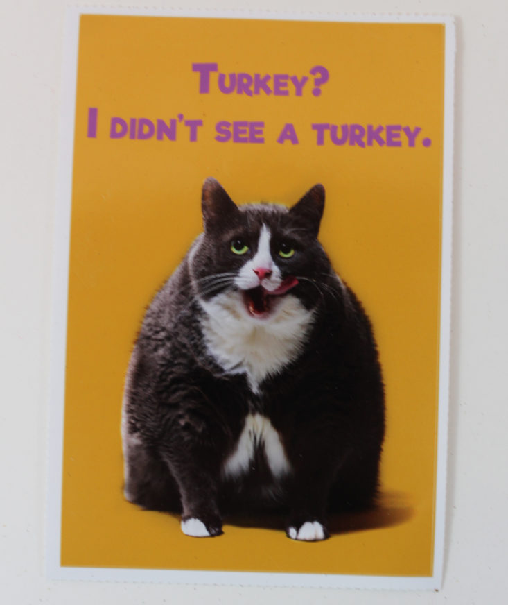 Pet Treater Cat Pack November 2017 Sticker