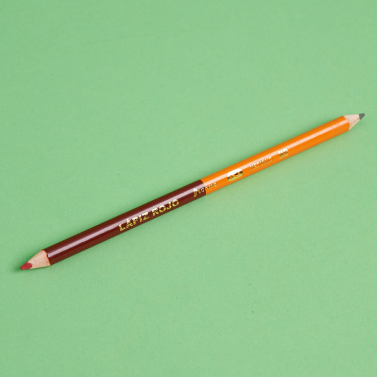 norma mediano lapiz rojo double ended pencil