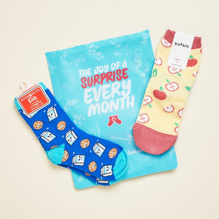 Say It with a Sock offers fun, patterned kids socks—they make a great holiday gift!