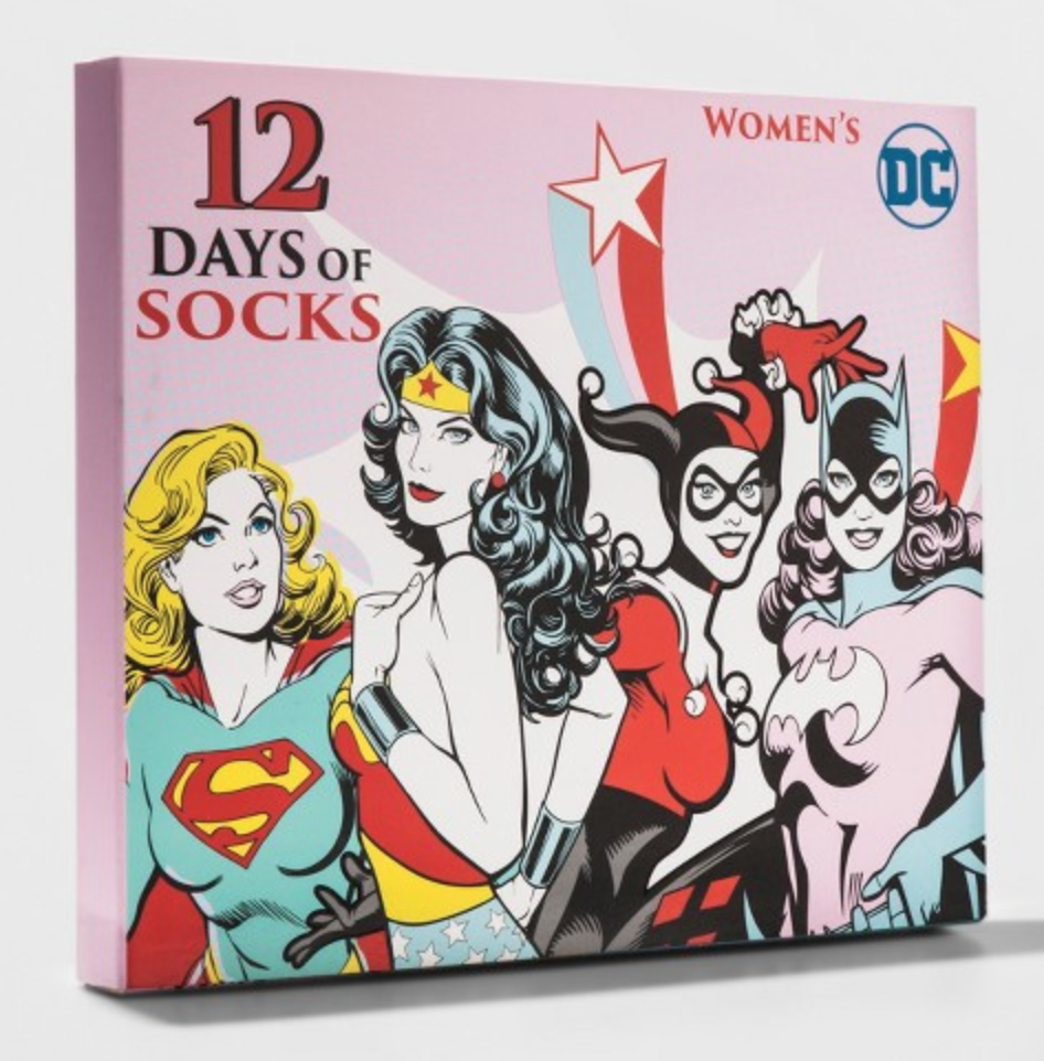 12 Days of Socks DC Comics Women's Advent Calendar