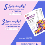 Facetory Black Friday Coupon – FREE Sheet Masks with Your First Box!