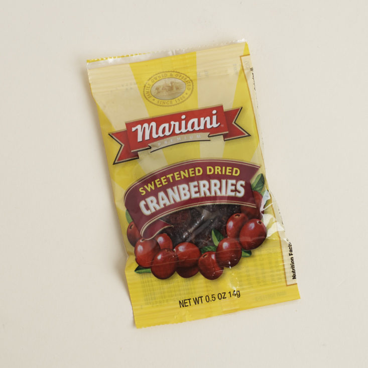 Mariani Dried Cranberries package