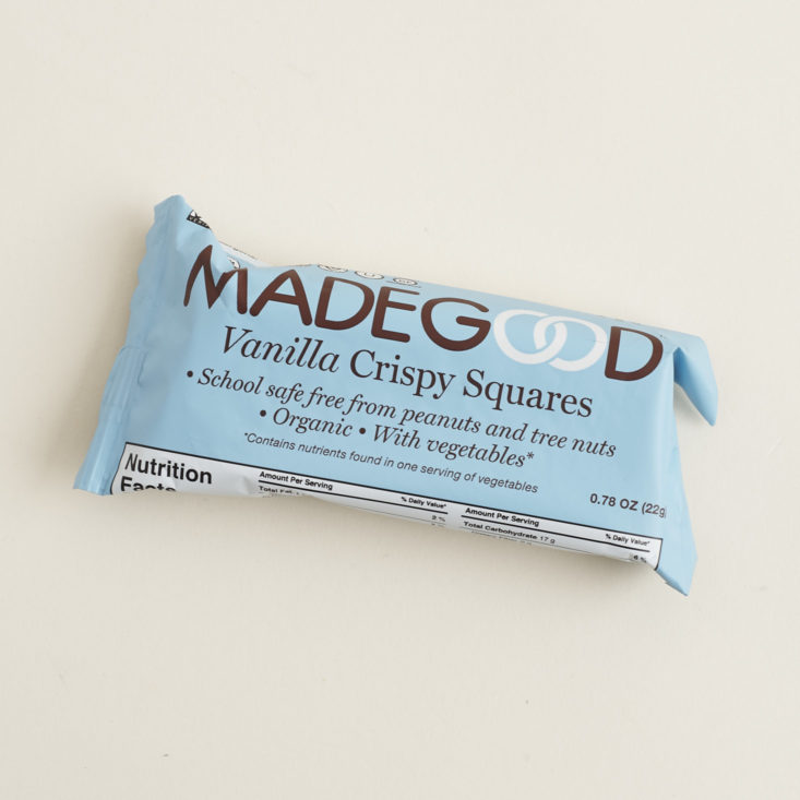 MadeGood Vanilla Crispy Square