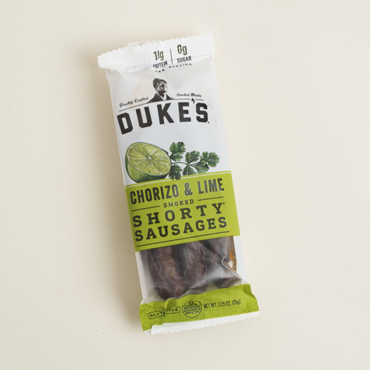Dukes Chorizo and Lime Shorty Sausages