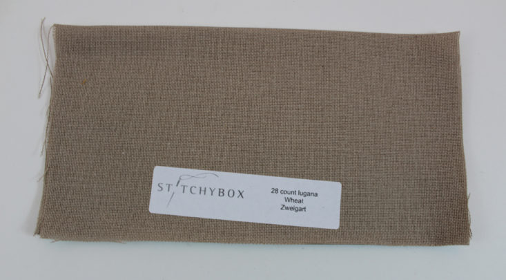 Stitchybox October 2017 Wheat Fabric