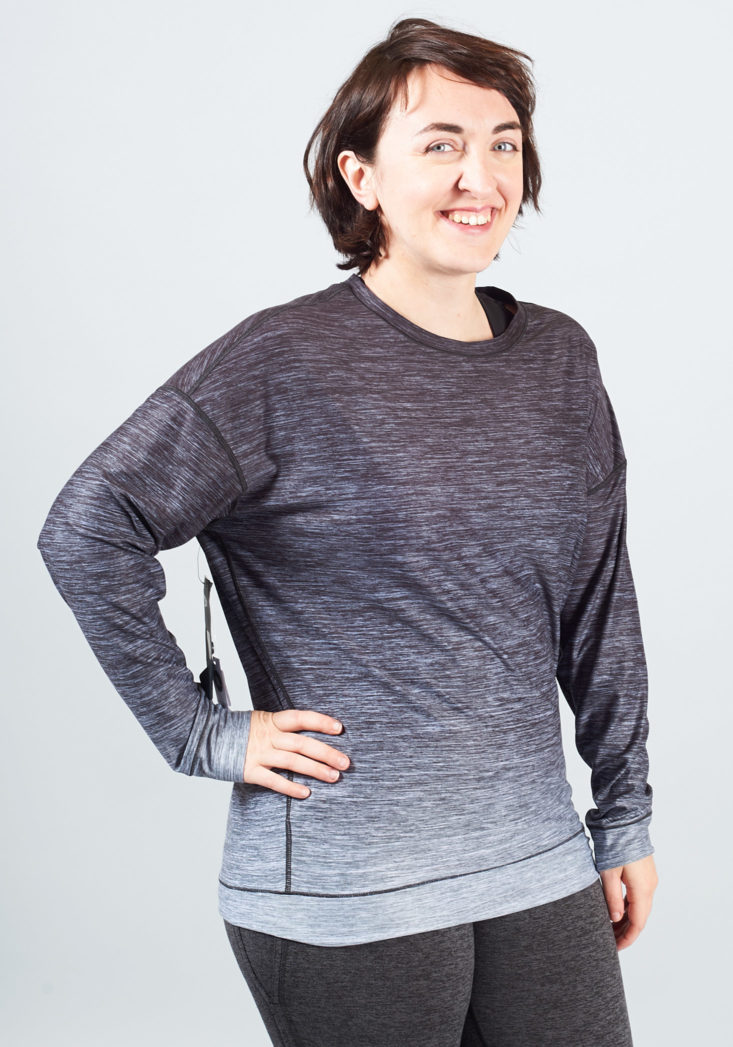 ombre sweatshirt