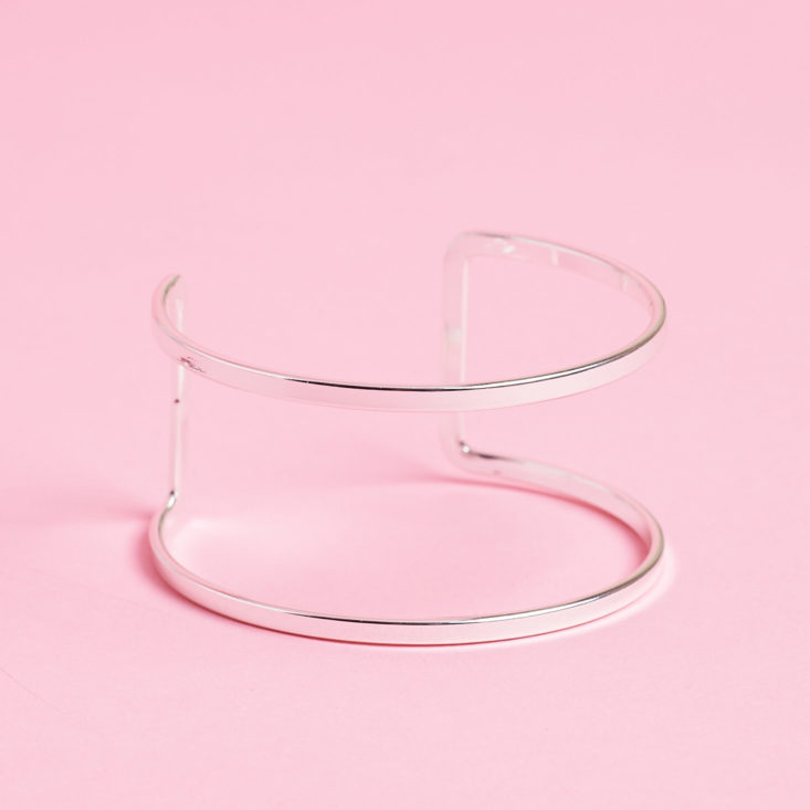 modern silver cuff bracelet
