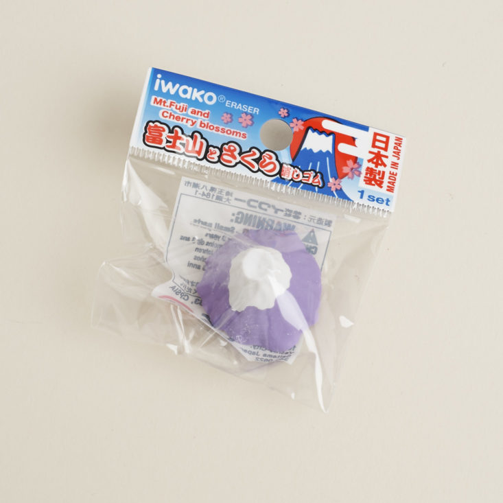 mount fuji eraser in package