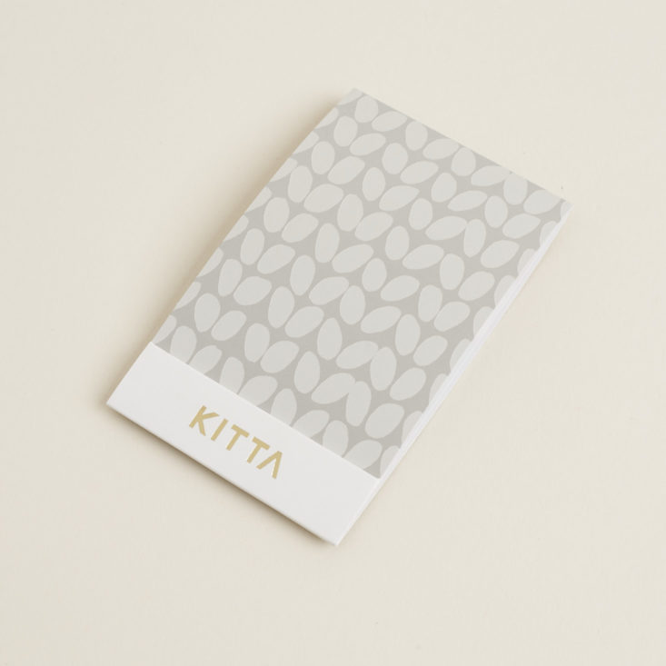 closed matchbook cover of kitta washi tape stickers