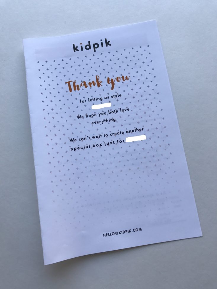 kidpik Holiday 2017 Booklet