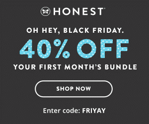 Honest Company 40% off black friday coupon