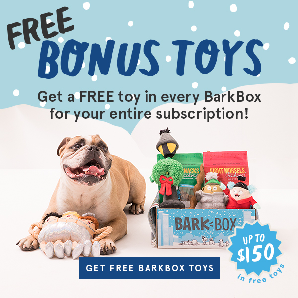 BarkBox Free Extra Toy Coupon