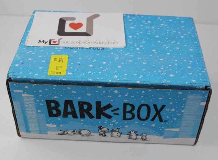 Barkbox Super Chewer December 2017 Box