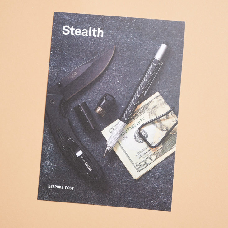 stealth booklet